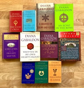 Diana Gabaldon OUTLANDER Series Complete 1-8 + 2 Lord John + Companion Lot of 11 - Picture 1 of 2
