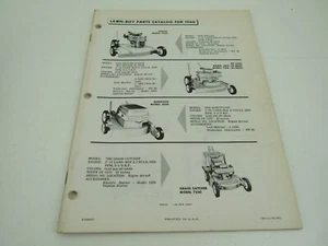 Lawn Boy Teilekatalog für 1960 3050 5210 7210 5250 7250 - Bild 1 von 5