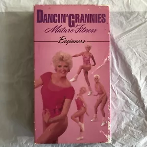 VHS Dancin' Grannies - Mature Fitness: Beginners (Original 1989 Video w/booklet) - Picture 1 of 5