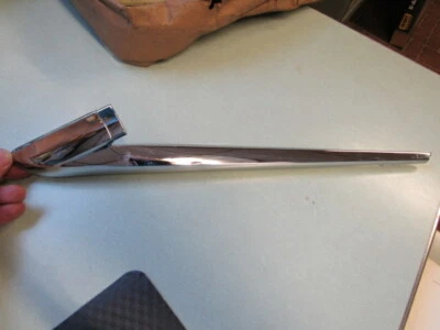 AMC RAMBLER SIX & REBEL 1958 guardabarros delantero izquierdo personalizado pieza cromada nuevo en caja Foto 1 de 2