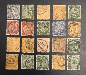 TangStamps: China Coiling Dragon Stamp Collection Some Good Cancels Used - Picture 1 of 1