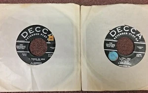 THE CASTILIANS UNDER DIRECTION OF VICTOR YOUNG DECCA (91357-91358) TANGOS - Imagen 1 de 3
