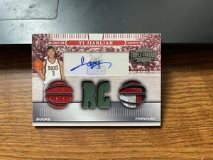 Yi Jianlian Topps Triple Threads RC auto patch 4 clr #29/50 2007/08 Rookie China - Picture 1 of 2