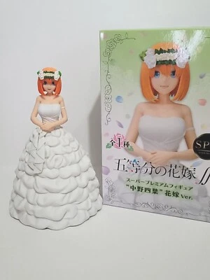 Статуэтка Quintessential Quintuplets SPM Yotsuba Nakano версия невесты  * Новый в коробке нераспечатанный * - Изображение 1 из 4