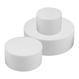 3 Pcs Schaumstoff-Kuchenform Großer Kuchenattrappe Runde Tortenvitrine - Bild 1 von 12
