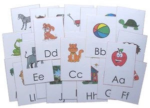 Lehrer hergestellt Lernressource Alphabetkarten Bulletin Board Karteikarten - Bild 1 von 5