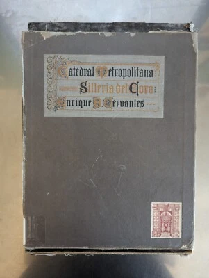 Catedral Metropolitana. Silleria Del Coro. Enrique A. Cervantes. Mexico, 1936. - Image 1 of 4