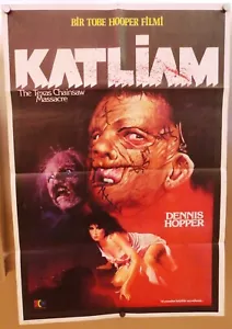 Texas Chainsaw Filmplakat Original 1986 Türkei - Bild 1 von 1