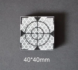 100pcs Super Power Reflector Sheet 40 x 40 mm Reflective Tape Target New - Picture 1 of 1
