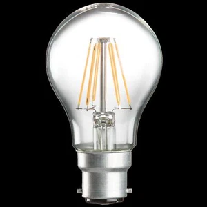 Lampadina a filamento LED 8W = 65W BC trasparente GLS B22 lampada 800Lm 20.000Hrs - GLS8BCC - Foto 1 di 1