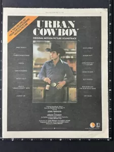 URBAN COWBOY - JOHN TRAVOLTA 1980 USA 14X11" Press Advert / Poster L264 - Imagen 1 de 1