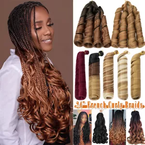 Darling Natural Loose/Curly Braids Extension | French Curl Braids Pre Stretched - Picture 1 of 26