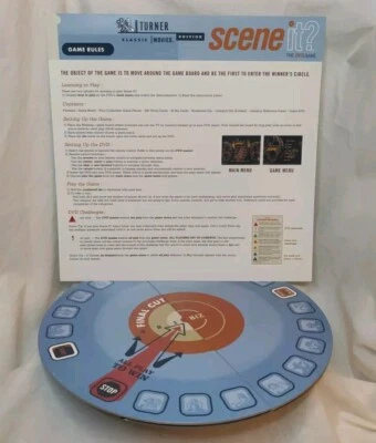 Scene It? DVD Game TCM Edition Replacement Board & Game Rules  - Image 1 of 4