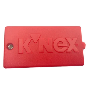 1 Knex Battery Cover Red (Screw -On) Replacement Motor Part - (Cover Only) - Picture 1 of 2