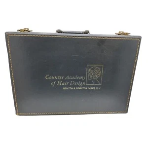Estuche vintage años 60 countee academia de diseño de cabello cosmetología estudiantes - Imagen 1 de 3