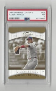 2001 Classics #108 Albert Pujols Rookie RC Cardinals 216/585 - PSA 7 - Picture 1 of 2