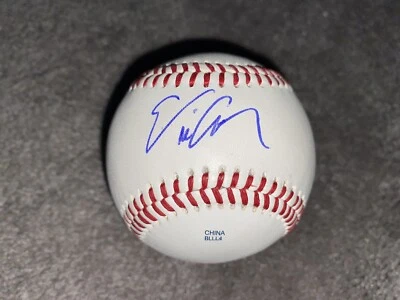 Certificado de autenticidad de béisbol firmado por Oakland Athletics Diamondbacks New York Yankees Eric Chávez Foto 1 de 3