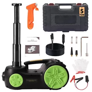 Upgraded Car Hydraulic Jack 5 Ton Electric Car Jack Stand with Integrated Tir... - Picture 1 of 6