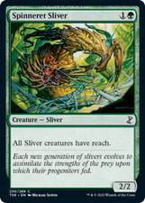 Spinneret Sliver FOIL Time Spiral Remastered NM Green Common MAGIC CARD ABUGames