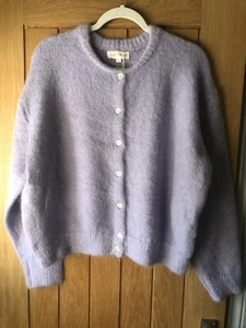 Vintage Dressing Lilac Cardigan One Size - Picture 1 of 7