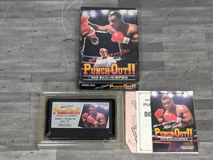 Mike Tyson's Punch-Out!! Nintendo Famicom Completo CIB con Caja Manual Diccionario - Imagen 1 de 2