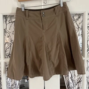 Athleta Whatever A Line Skort Style #683764 Stretch Active Light Brown - Picture 1 of 8