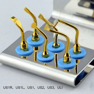 6pc/set Dental Ultrasonic Scaler Piezo Surgery Tips Sinus lifting Implant U693 - Picture 1 of 18