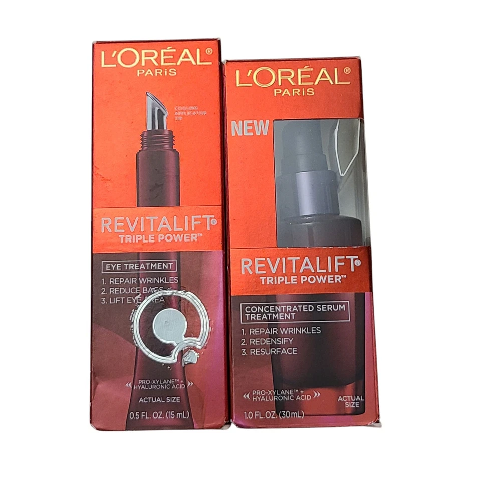 L'Oréal Revitalift Triple Power Eye Treatment & Concentrated Serum Treatment Set