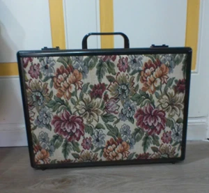 Vintage Made in Germany Gobelin Aktentasche - Bild 1 von 8