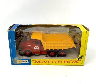 Matchbox K19 KING SIZE SCAMMELL TIPPER TRUCK 1967 Lesney - Image 1 of 4