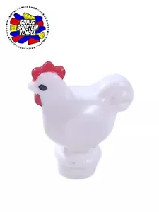 LEGO Pollo Pollo Pollo 95324 Bianco Animale Animale City Fattoria Animali - Foto 1 di 1