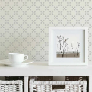 Carnation Flower Pattern Repeat Reusable STENCIL-Floral-Furniture Painting-10783 - Picture 1 of 6