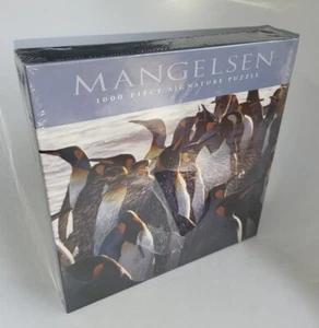 Mangelsen Photography Puzzle 1000 Pieces Morning Shower Penguins - RARE - Picture 1 of 7
