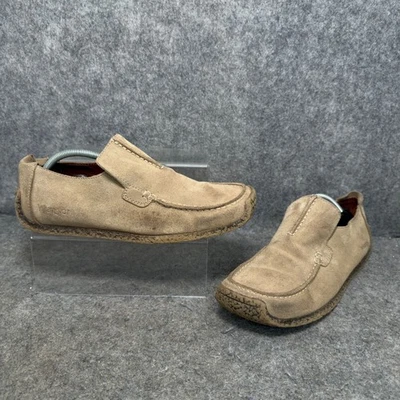 Wrangler Loafers Mens Size 45 UK 10.5 Brown Suede Leather Shoes Slip-On Comfort - Image 1 of 4