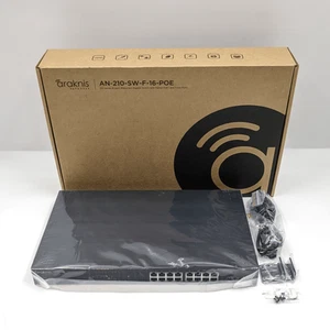 Araknis AN-210-SW-F-16-POE 16-Port Rack-Mount Power over Ethernet Switch - Picture 1 of 9