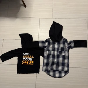 Kleinkind Jungen gemischte Kleidung 2 Teile 2 Pullover 18-24m & 2-3t - Bild 1 von 7