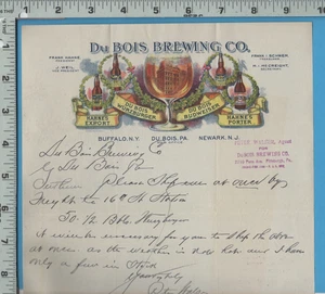 E718 De Bois Brewing Co PA ltrhd Peter Walser 2110 Penn Ave Pittsburgh horseshoe - Picture 1 of 4
