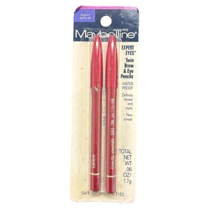 Maybelline Expert Eyes Twin Brow & Eye Pencils Auburn • Vintage NOS • Rare HTF - Picture 1 of 2