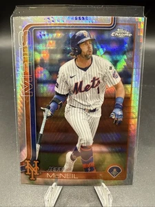 2025 Topps Series 1 - Jeff McNeil #149 Silver Crackle Foil - Bild 1 von 2