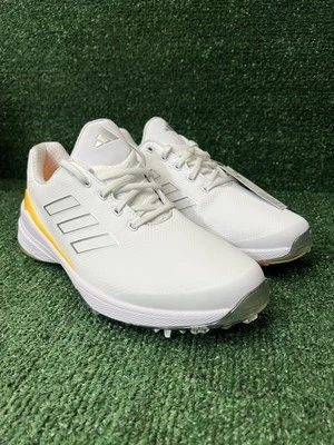 Zapatos de golf Adidas ZG23 Cloud blancos plateados metálicos chispa para hombre talla 12 IF0329 Foto 1 de 4