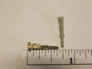 100 Molex 02-06-2103 Series 1560 24-18AWG Male Crimp 1.57mm Dia. .062" Pins - Picture 1 of 1