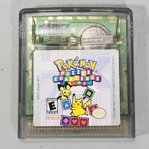 Pokemon Puzzle Challenge Nintendo Game Boy Color Juego Cartucho Solo Sin Caja - Imagen 1 de 11