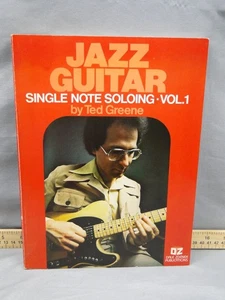 Jazz Guitar Vol 1 Single Note Soloing Ted Greene 1978 Zdenek - Picture 1 of 4