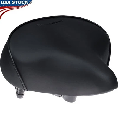 Oversized Cushion Bicycle Saddle Super Soft Foam Comfortable Cruiser Seat New - Image 1 of 4