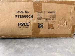 Pyle PT8000CH 8-Channel 19" Rack Power Amplifier 8x1000W w/ Box & Foam - Picture 1 of 5