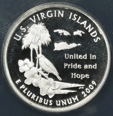 2009 S ANACS PR70DCAM U.S. Virgin Islands Quarter - Image 1 of 3