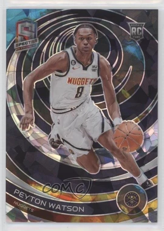 2022-23 Panini Spectra Rookies Astral Prizm /49 Peyton Watson #171 Rookie RC - Image 1 of 2