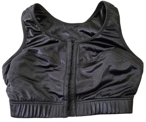 Enell Sport BH NL100 vorne geschlossen Klettverschluss Gr. 0 schwarz Satin Sport High Impact - Bild 1 von 7