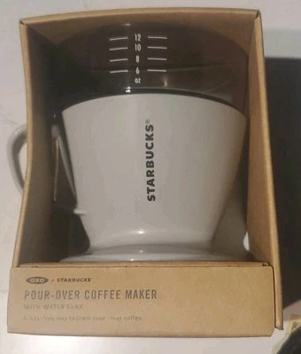 Nueva cafetera Starbucks-OXO de un solo servicio de goteo automático gris Foto 1 de 2