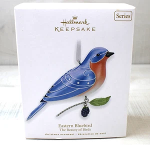 Hallmark Eastern Bluebird 2010 sexto en la serie Beauty of Birds - Imagen 1 de 6